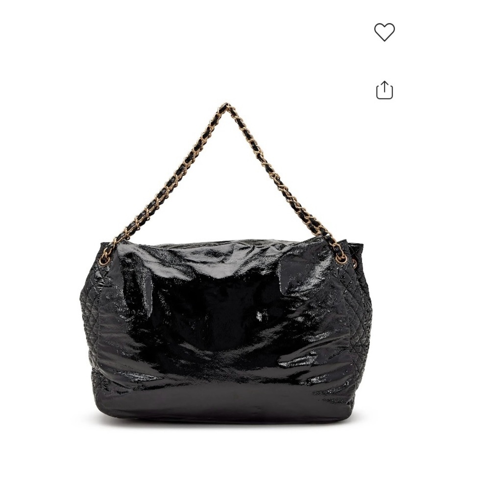 ISO: NWT Chanel Rock and Chain/Double CC Patent Leather Shoulder XXL - Picture 2 of 4